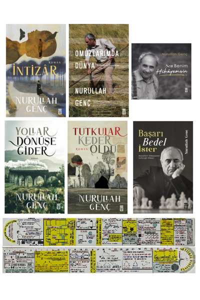 Timaş Yayınları Nurullah 6 Kitap Şiir/Roman/Biyografi Seti/İntizar-Yollar Dön...