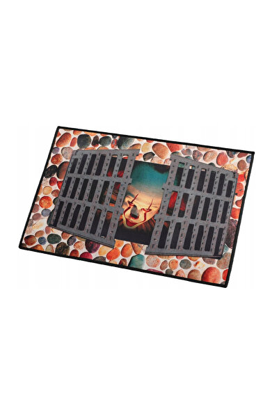 OEM Halloween 3D Pennywise Doormat - Anti-Slip, Textile, Horror Clown - 40 x ...