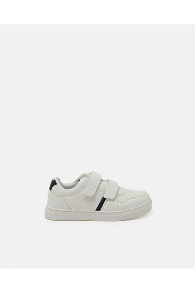 REDTAG Boys White Plain Skate Shoes