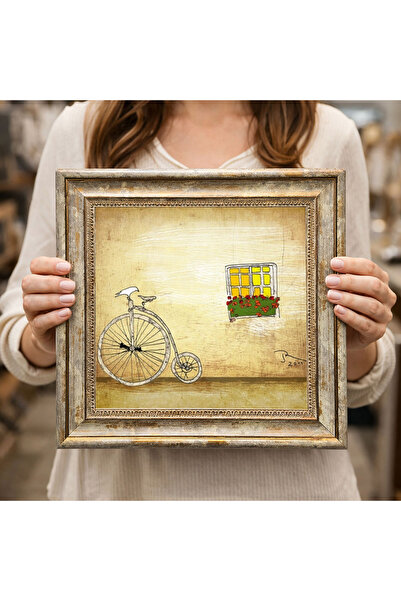 woodsia Decorative Framed Square Painting Dc0248