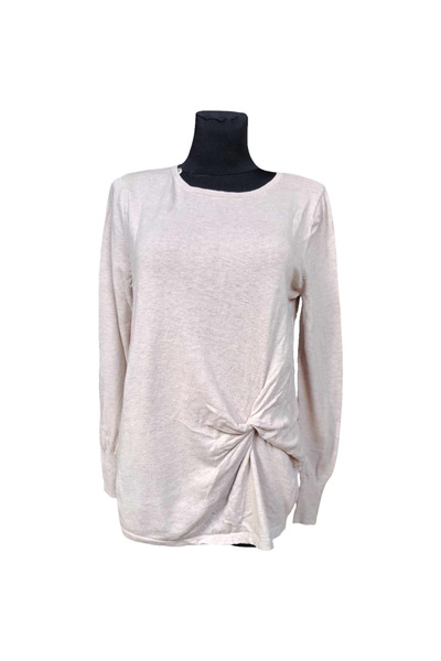 OEM Next Women's Long Sleeve T-Shirt - Cotton, Classic Cut, Casual - White, S...