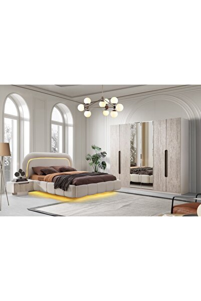 AYDINEV ULUDAG MDF BAZALI YATAK ODASI TAKIMI