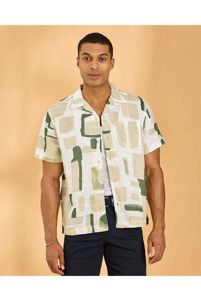 REDTAG Men Assorted Printed Resort Collar Shirt