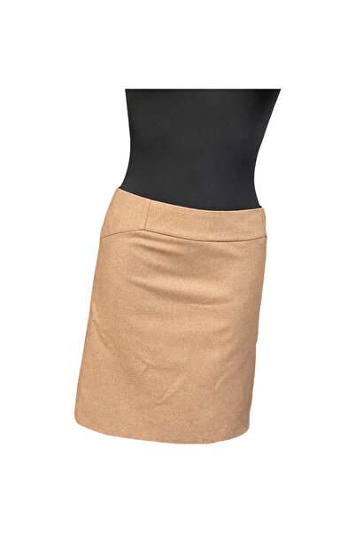 OEM Fustă Midi SIR OLIVER - Lână și Poliester, Stil Casual Elegant, Portocali...