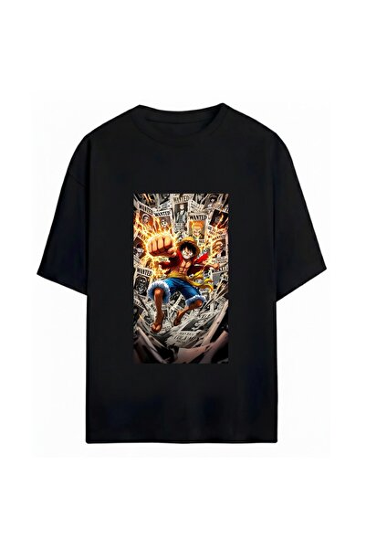 SVART WEAR Tricou oversize unisex cu imprimeu One Piece