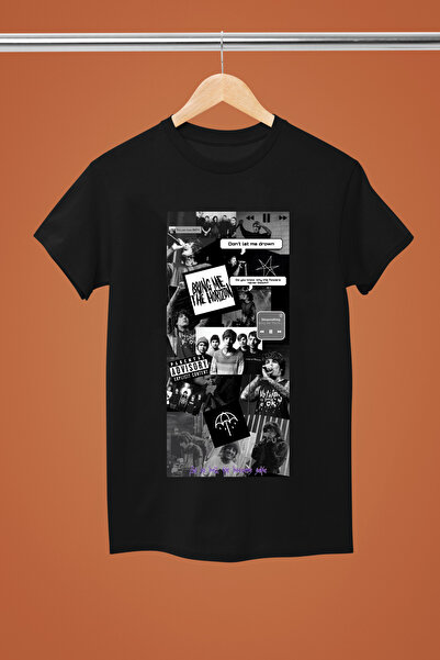 MAGORS Bring Me the Horizon Bmth Printed Cotton Short Sleeve Regular Fit Rock...