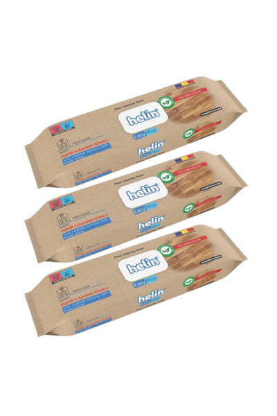 Helin ΣΥΣΚΕΥΑΣΙΑ 3 X Υγρά μαντηλάκια καθαρισμού πολλαπλών επιφανειών, άρωμα F...