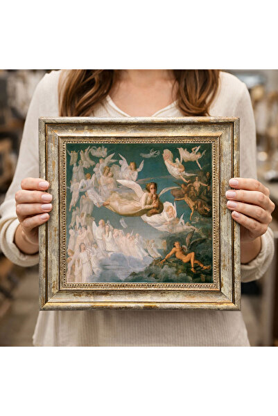 woodsia Decorative Framed Square Table Dk0267