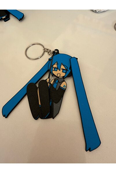 nihonwosekai Hatsune Miku Anime Keychain Articulated Movable
