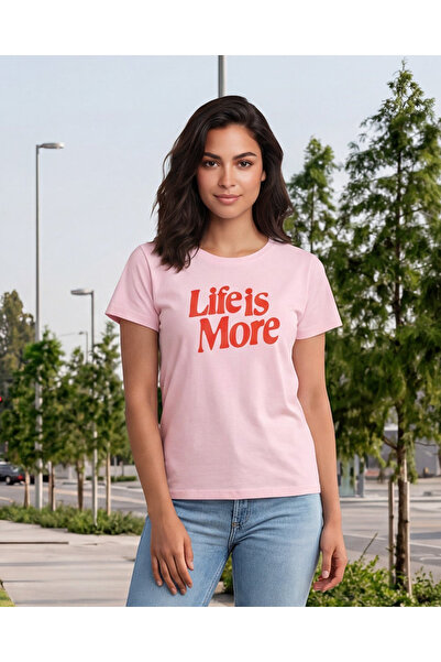 REDTAG Women Pink Printed T-Shirt
