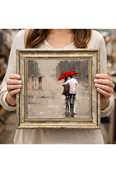 woodsia Decorative Framed Square Painting Dc0253