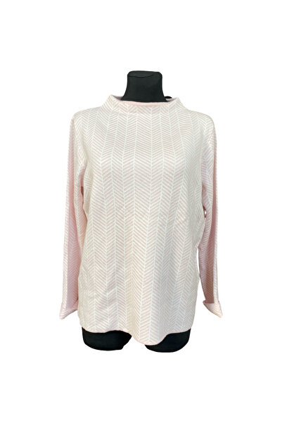 OEM Street One Women's Sweater - Cotton and Polyacrylic, Warm, Ribbed - Pink,...