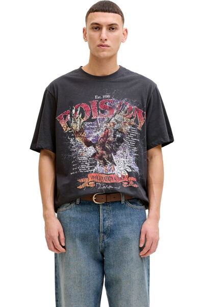 Jack & Jones Tricou cu trupa JACK & JONES - 12293434-Asphalt