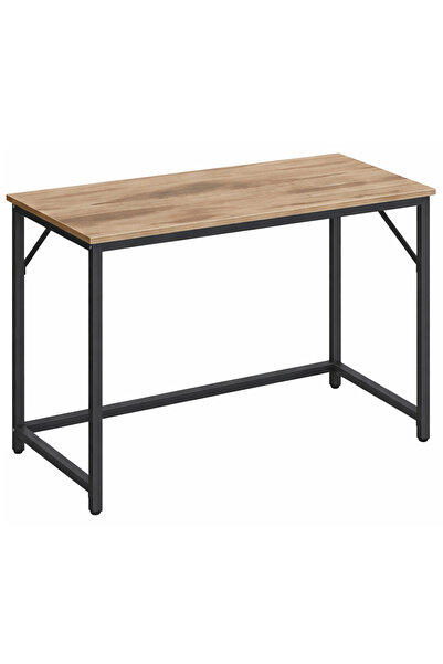 VASAGLE Birou de calculator cu blat din PAL, cadru metalic, 100x50x76 cm, mar...