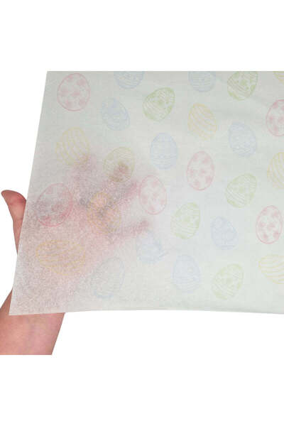 Papette Set of 50 Easter pattern Silk Pastel Egg Delight 17g – size 50x75cm