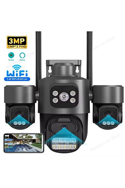 OEM Cameră de securitate outdoor dome 3MP 4K, vedere nocturnă color completă,...