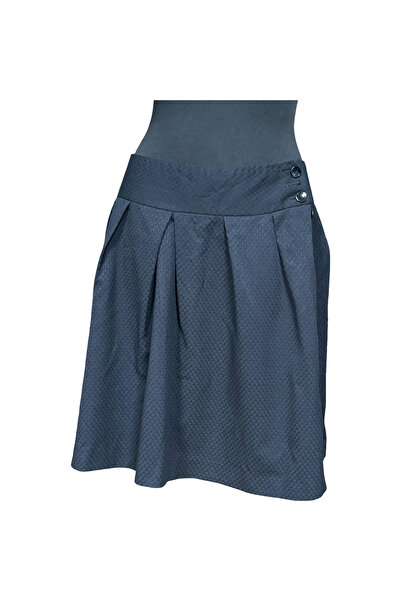 OEM Next Midi Skirt, Breathable Material, Polyester and Viscose, Size 40, Bla...