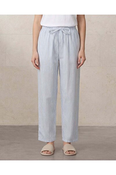 REDTAG بنطلون بيجاما نسائي أزرق منقوش