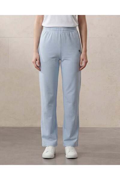 REDTAG Women Blue Elasticated Hem Jog Pants