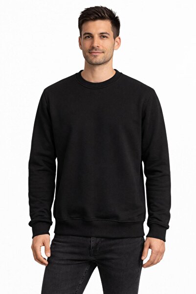 CLASSİCS MEN Basic Crew Neck Relaxed Regular Men's Sweatshirt - 7556