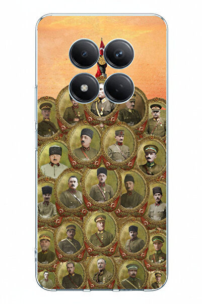 TechTree حافظة سيليكون مطبوعة عليها شعار أتاتورك وقادة حرب الاستقلال متوافقة ...