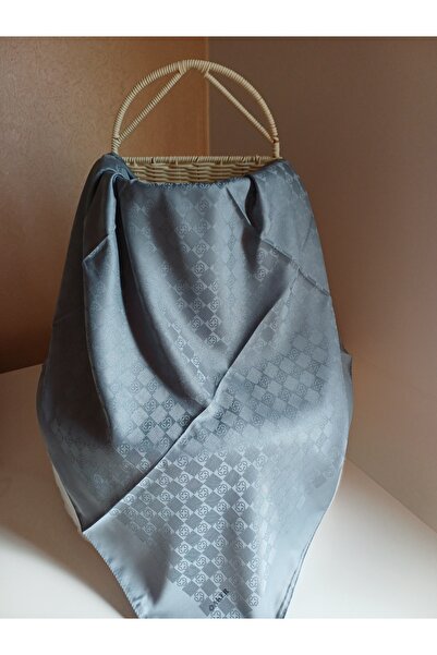 SK Scarfs Monogram Desen Jakar Eşarp