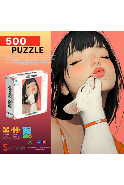 Soi Craft 500 Parça Puzzle Kalbimin Beyaz Köşesi