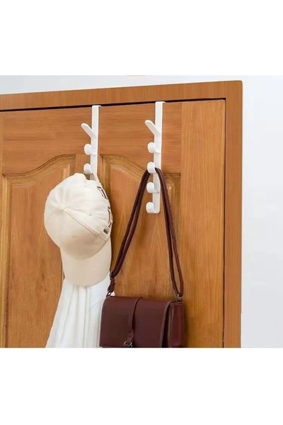 OEM Set of 2 door hangers, length 26.5 cm, 5 hooks – save space with style