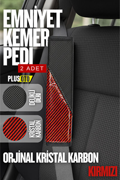 PlusOto Tüm Araçalar Uyumlu Boss Emniyet Kemer Pedi 2 Adet Emniyet Kemer Akse...