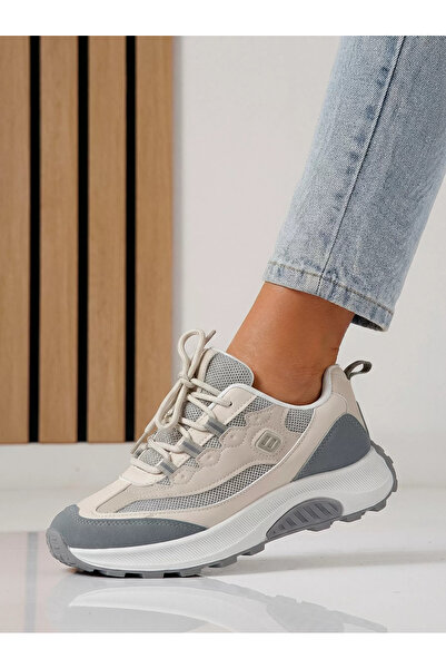 Zaira Women's gray textile sneakers Agatha #24413 - 41