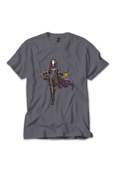 CrowsGate Tricou gri The Witcher Yennefer