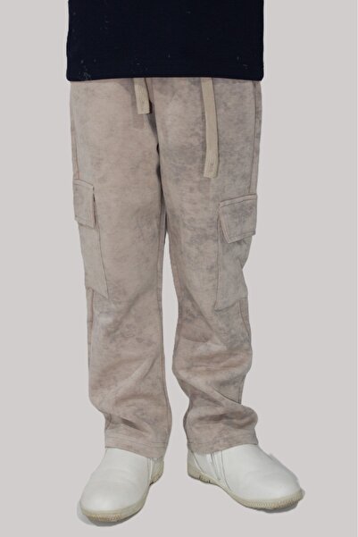 ALANAQA Oversized washed tracksuit bottoms for ages 4-16 years, unisex