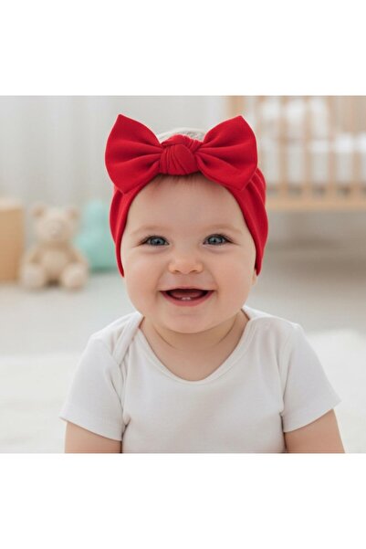 Babygiz Baby Girl Children's Bow-Tie Hairband, 100% Cotton Combed Cotton, Non...