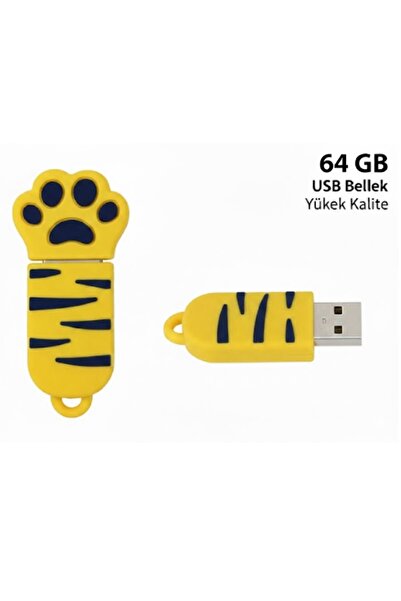 Spezia USB BELLEK - 64 GB Sevimli Kedi Patisi temalı USB bellek