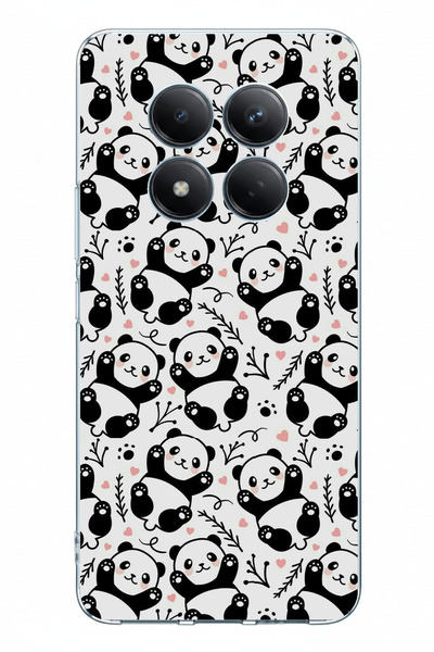 TechTree حافظة سيليكون مطبوعة بطبعة ميني باندا متوافقة مع هاتف Redmi Note 15 ...