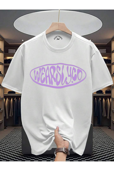 Rivox Unisex White Oversize T-Shirt Cotton Fabric Wearslyco Printed