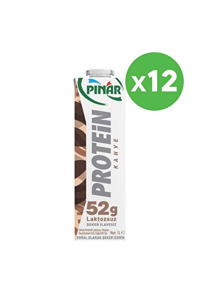 Pınar Protein Kahveli 1 L x 12 Adet