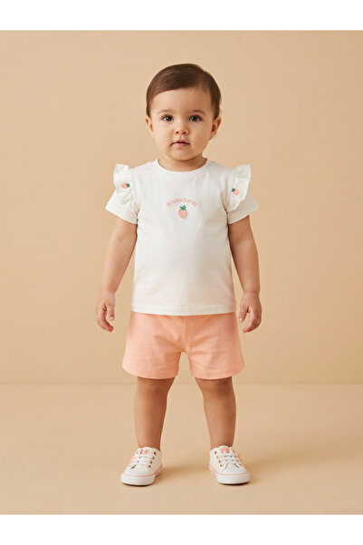 ALYAKİDS Girl's 100% Cotton Patterned Children's Set - Comfortable Cut Summer...