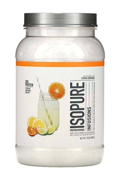 Isopure Infusions Protein Powder Citrus Lemonade 1.98 lb (900 g)