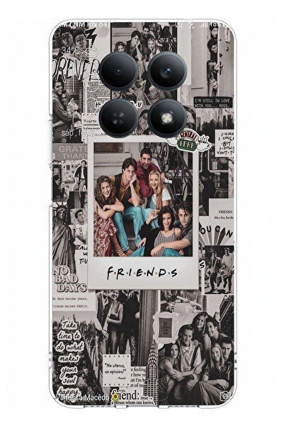 TechTree حافظة سيليكون مطبوعة بتصميم Redmi Note 15 4G متوافقة مع تصميم Friend...