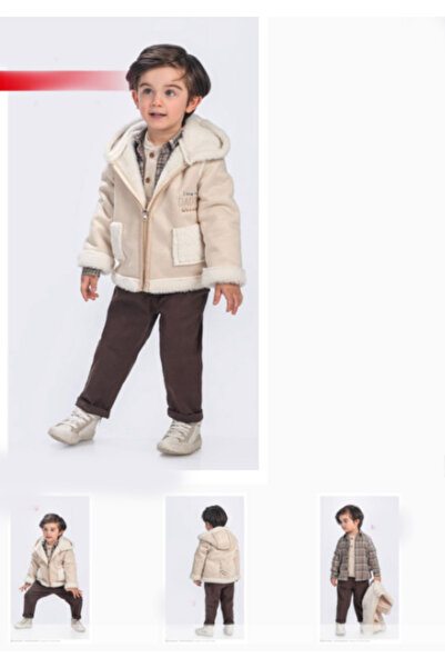 Bebüş Baby boy 4-piece set with coat beb-16258
