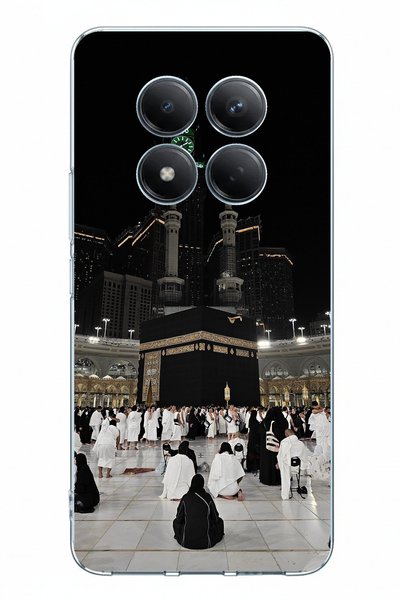 TechTree حافظة سيليكون مطبوعة متوافقة مع Redmi Note 15 PRO 4G بتصميم الكعبة و...
