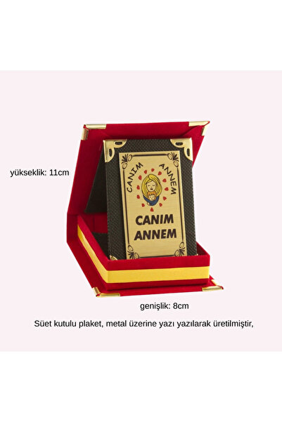 darko Canım Annem Hediyelik Plaket Anneler Günü Hediyelik Plaket 10 Mayıs Hed...