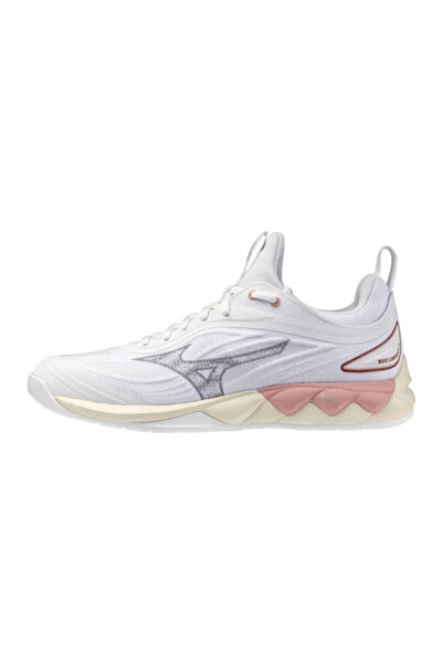 MIZUNO Wave Luminous 3 Women's Volleyball Shoes White / Pink