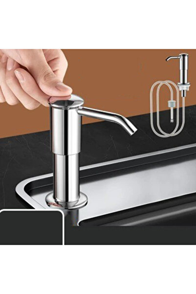 OEM Soap dispenser for sink, with 103 cm silicone hose, for soap, detergent, ...