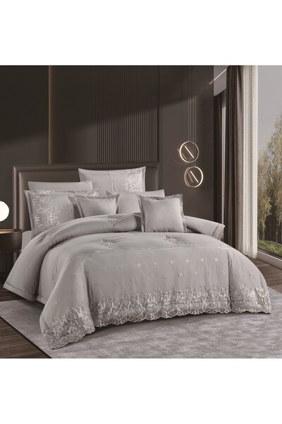 Gen Tech Summer double bedsheet set, 8 pieces, lace, new collection