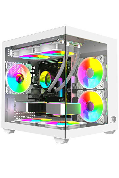GAMELİNE HIPER V2 3x RGB Fanlı Temperli Cam USB 3.0 Gaming Bilgisayar Kasası ...