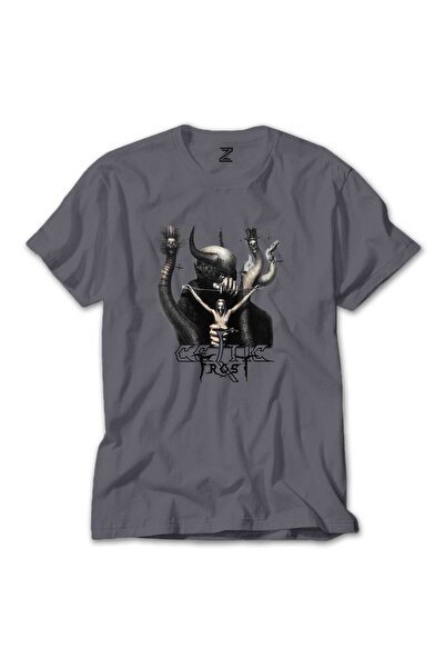 CrowsGate Celtic Frost To Mega Therion Šarena majica siva boja veličina L