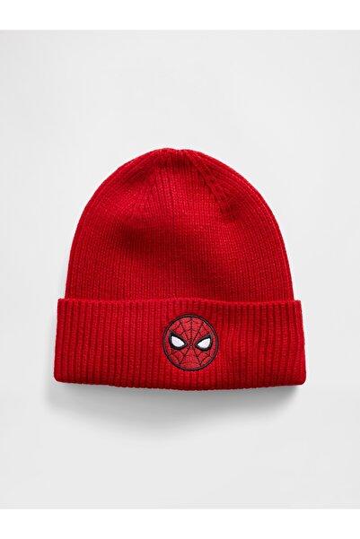 GAP Erkek Çocuk Kırmızı Marvel Spider-Man Bere