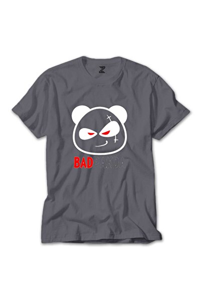 CrowsGate Μπλουζάκι Baby Bad Panda Grey